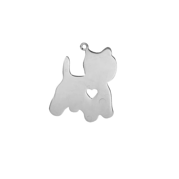 SEXY SPARKLES Stainless Steel Dog Pendants Shapes Dog Lover Gift Personalize with Name