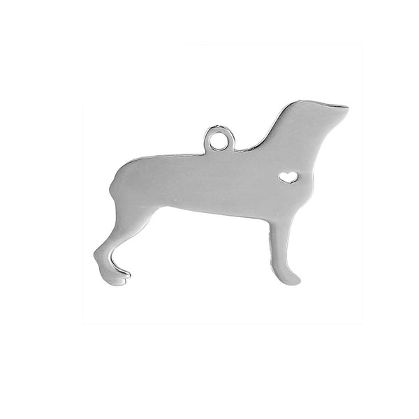 SEXY SPARKLES Stainless Steel Dog Pendants Shapes Dog Lover Gift Personalize with Name - Sexy Sparkles Fashion Jewelry - 1