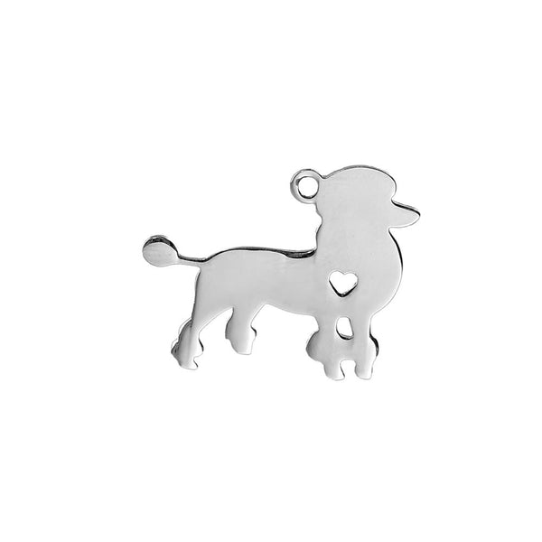 SEXY SPARKLES Stainless Steel Dog Pendants Shapes Dog Lover Gift Personalize with Name - Sexy Sparkles Fashion Jewelry - 1