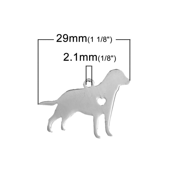 SEXY SPARKLES Stainless Steel Dog Pendants Shapes Dog Lover Gift Personalize with Name - Sexy Sparkles Fashion Jewelry - 1