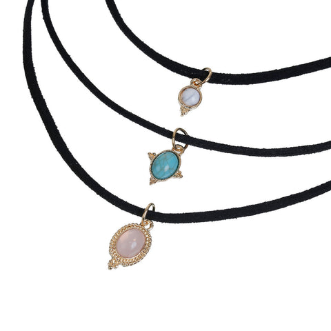 Sexy Sparkles Velvet Choker Necklace for Women Girls Gothic Choker Bolo Tie Chokers