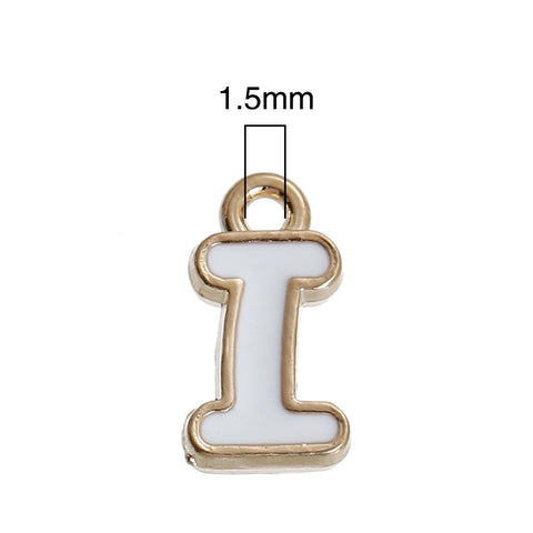 26 Alphabet /Letter " A-Z " initial Charms for Jewelry Making, Bracelets, necklaces, Key chains, Purses and more - Sexy Sparkles Fashion Jewelry - 2