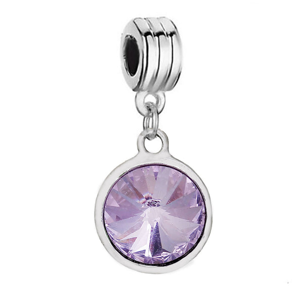 Sexy Sparkles  June Birthstone charms Dangling Spacer Beads for Bracelets or Necklace European Compatible - Sexy Sparkles Fashion Jewelry - 1