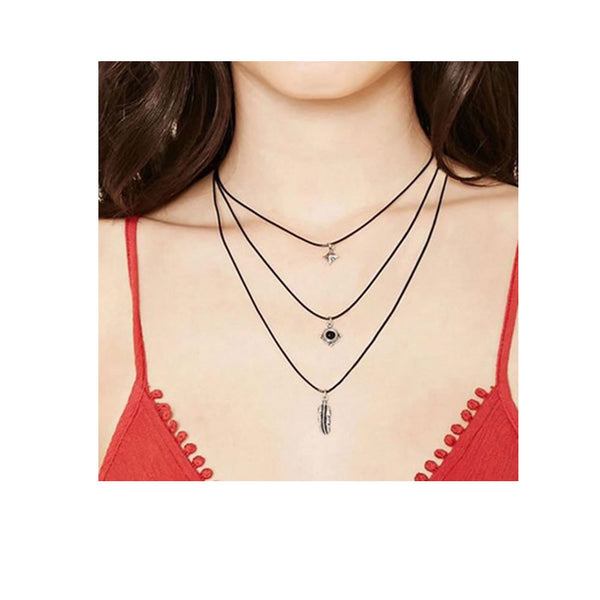 Sexy Sparkles Velvet Choker Necklace for Women Girls Gothic Choker Bolo Tie Corset Lace Chokers - Sexy Sparkles Fashion Jewelry - 1