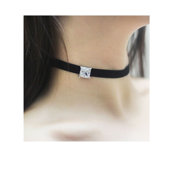Sexy Sparkles Velvet Choker Necklace for Women Girls Gothic Choker Bolo Tie Corset Lace Chokers - Sexy Sparkles Fashion Jewelry - 1