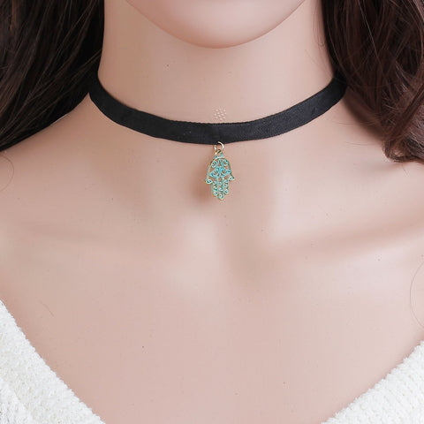 Sexy Sparkles Velvet Choker Necklace for Women Girls Gothic Choker Bolo Tie Corset Lace Chokers - Sexy Sparkles Fashion Jewelry - 2