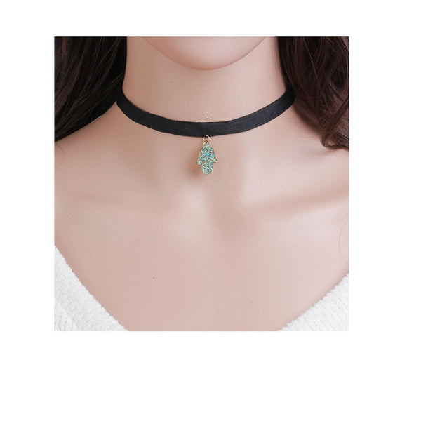 Sexy Sparkles Velvet Choker Necklace for Women Girls Gothic Choker Bolo Tie Corset Lace Chokers - Sexy Sparkles Fashion Jewelry - 1