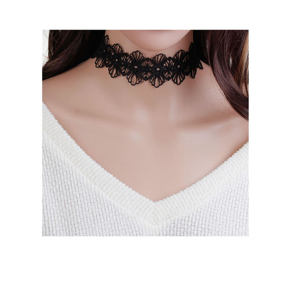 Sexy Sparkles Velvet Choker Necklace for Women Girls Gothic Choker Bolo Tie Corset Lace Chokers - Sexy Sparkles Fashion Jewelry - 1