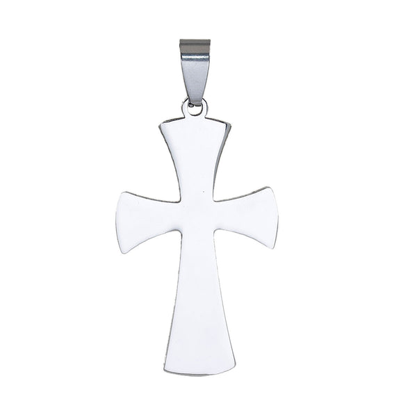 Sexy Sparkles Mens Cross Pendant for Necklace Women Stainless Steel Pendant - Sexy Sparkles Fashion Jewelry - 1