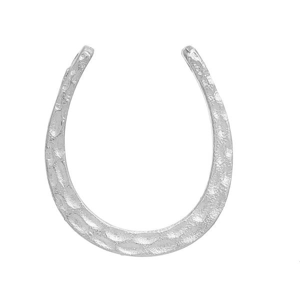 Sexy Sparkles Silver Plated Good Luck Horseshoe Pendants for Necklace