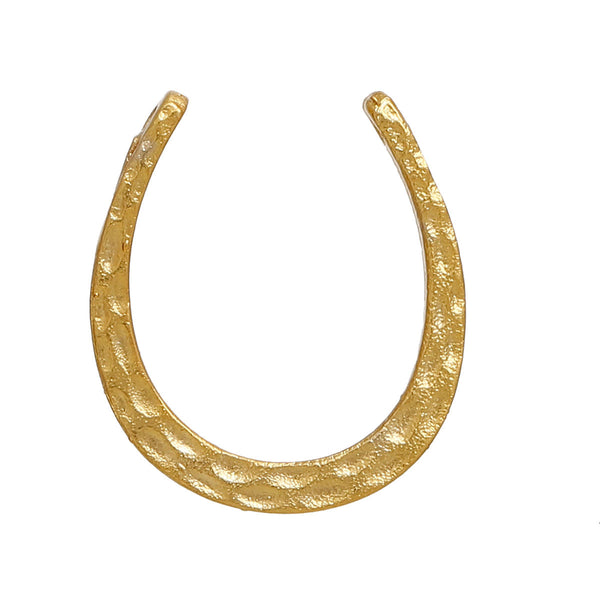 Sexy Sparkles Good Luck Gold Plated Horseshoe Pendants for Necklace