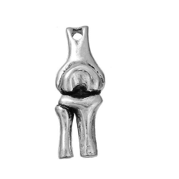 Sexy Sparkles Medical Anatomical 3D Human Knee Charm Pendant for Necklace,Bracelets or Keychains