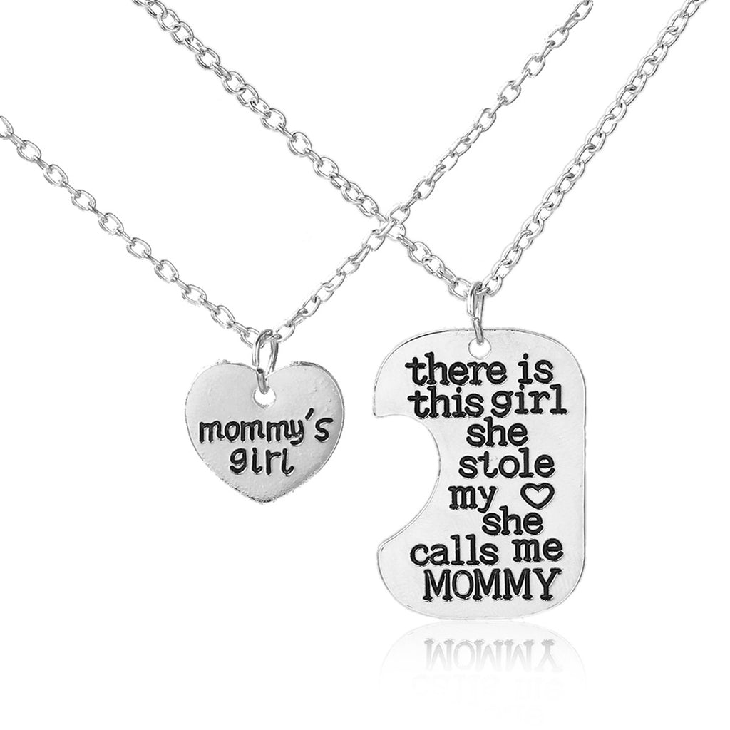 Mommys shop girl necklace