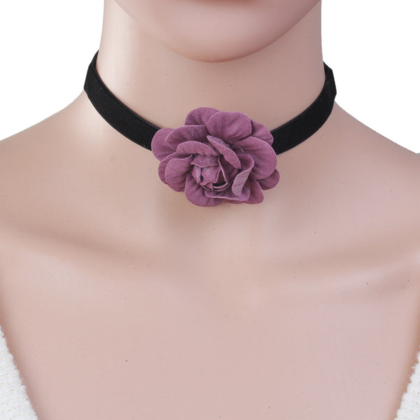 Sexy Sparkles New Style Black Choker Necklace with B0087739