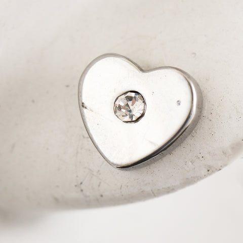 3 Pairs Stainless Steel Heart Stud Earrings for Women and Girls  Manufacturer:  Stud Earrings