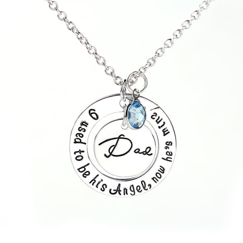 Forever In My Heart Father Day Family Jewelry Necklace