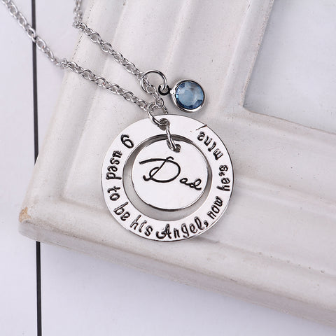 Forever In My Heart Father Day Family Jewelry Necklace