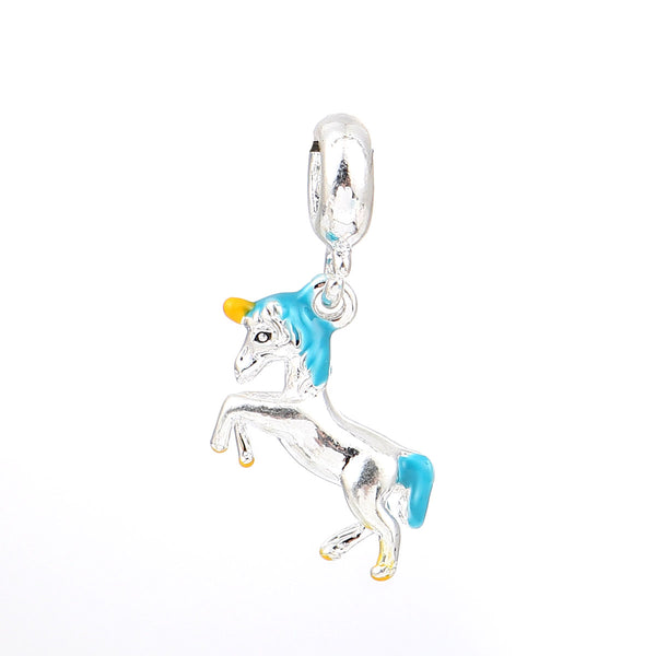 Unicorn Horse Charm Compatible with Most Major European Brand Bracelets