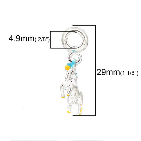 Unicorn Horse Charm Compatible with Most Major European Brand Bracelets
