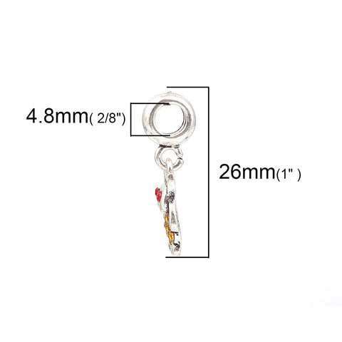Owl Charm Compatible with Most Major European Brand Bracelets