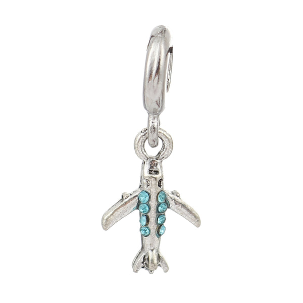 Plane/Airplane Travel Flight Charm Compatible with Most Major European Brand Bracelets
