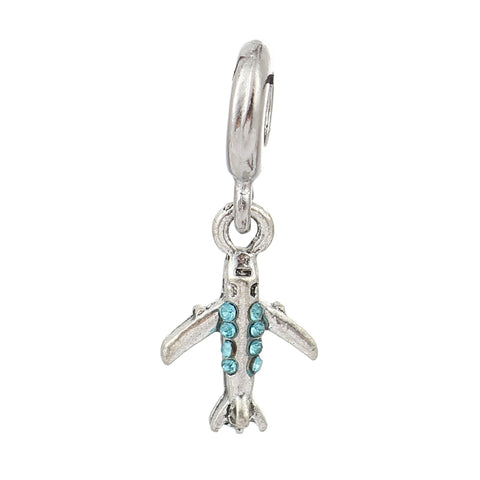 Plane/Airplane Travel Flight Charm Compatible with Most Major European Brand Bracelets