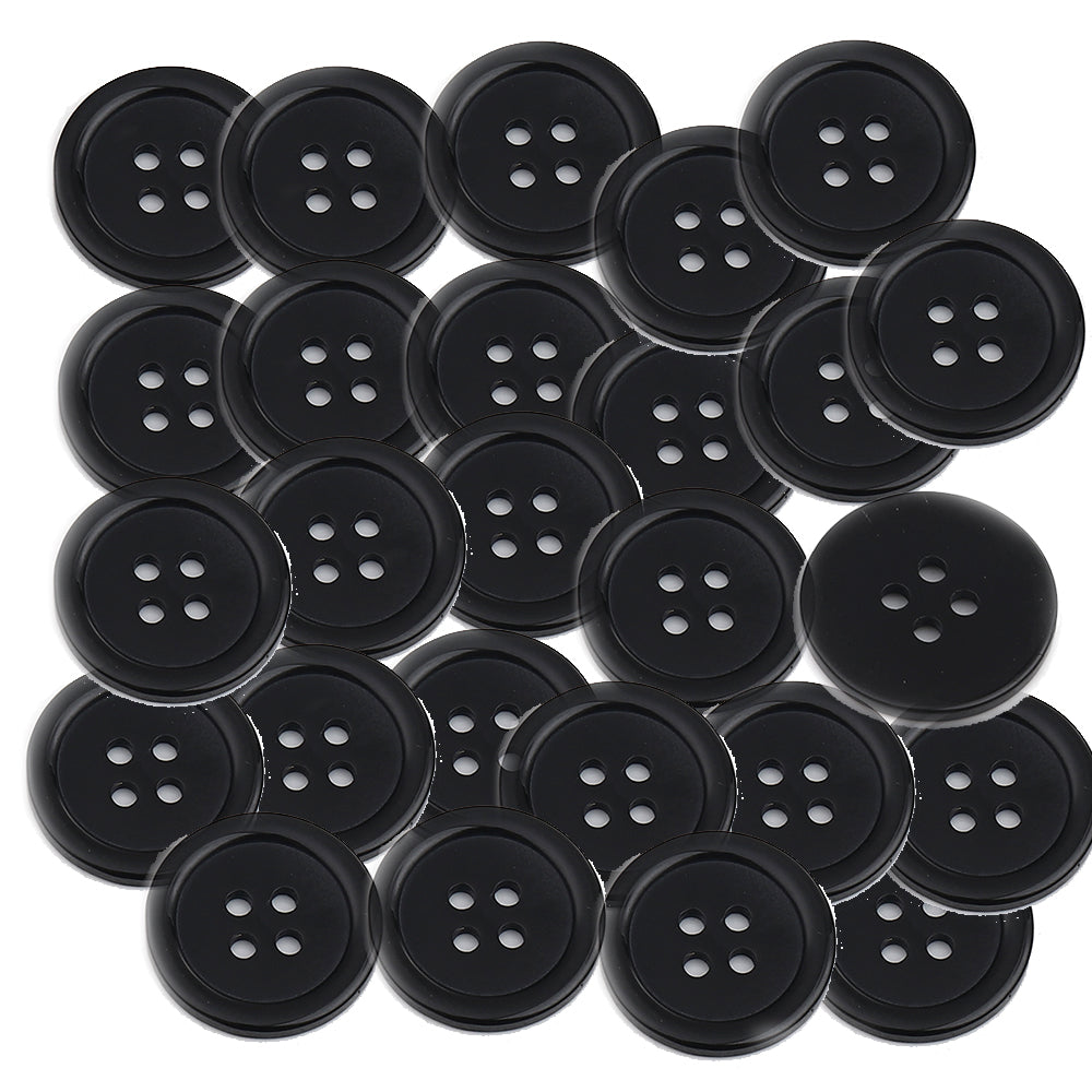 Sewing Buttons, 25mm Buttons, 1 Inch Round Buttons, Flat Back