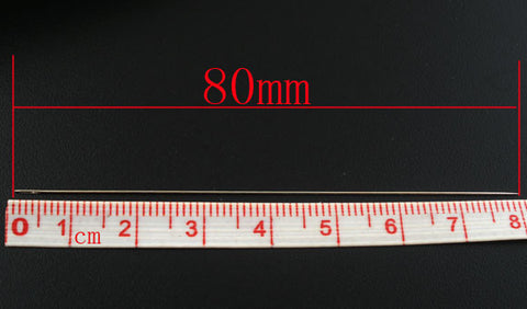 10 Pcs Beading Needles Threading String/cord Jewelry Tool 80mm - Sexy Sparkles Fashion Jewelry - 2