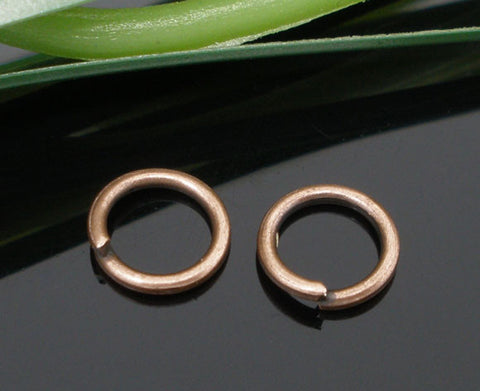 1000 Pcs Copper Tone Open Jump Rings Findings 0.9x6mm - Sexy Sparkles Fashion Jewelry - 3