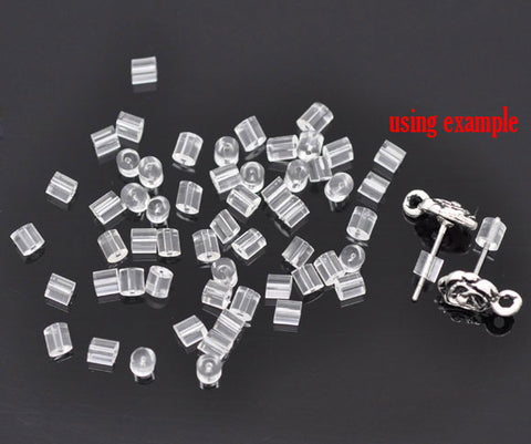 Sexy Sparkles 1000 Pcs Clear Earring Backs Safety Backs for Fish Hook Earrings