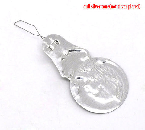 25 Pcs Silver Tone Bow Wire Needle Threaders 41mm - Sexy Sparkles Fashion Jewelry - 3