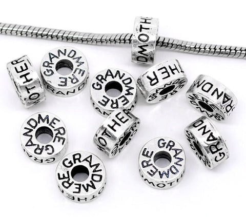Grandmother Family Charms to Choose for Snake Chain Charm Bracelet - Sexy Sparkles Fashion Jewelry - 3