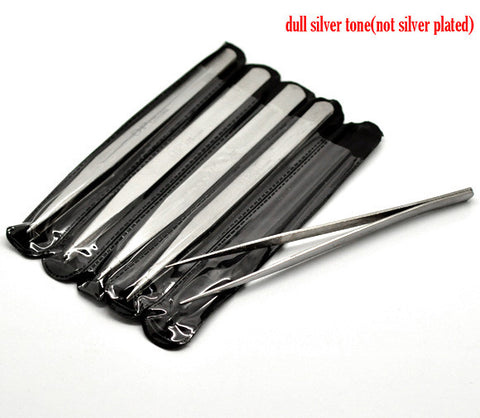 One Silver Tone Tweezer Repair Tool 125mm - Sexy Sparkles Fashion Jewelry - 3