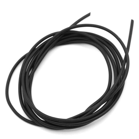 Sexy Sparkles Rubber Black Jewelry Cord 10m Dia. 1.5mm