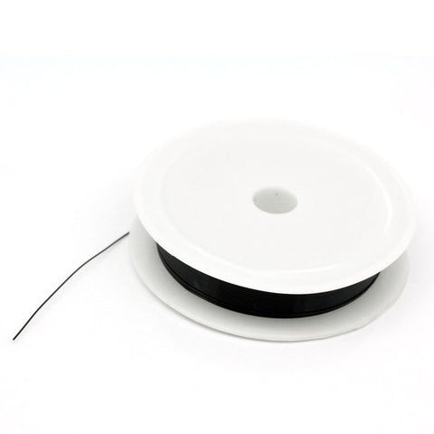 Sexy Sparkles Beading Wire Black 0.5mm 1 Roll 1m(40inch )