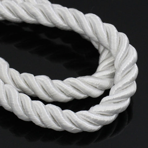 Sexy Sparkles 10 M Nylon Braiding String/cord White 8mm