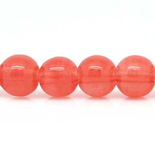 Sexy Sparkles 1 Strand Light Pink Loose Beads 6mm, Dia,80cm (31 4/8inch ) (Aprox 143pcs/strand)