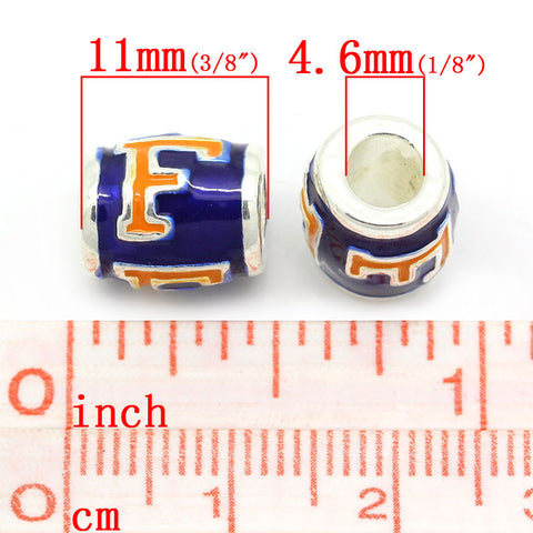 Florida Gators European Bead Charm - University Of Florida Football Team Logo - Sexy Sparkles Fashion Jewelry - 2
