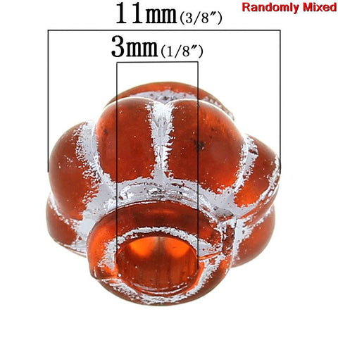 20 Pcs Acrylic Spacer Beads Lantern Assorted Colors - Sexy Sparkles Fashion Jewelry - 2