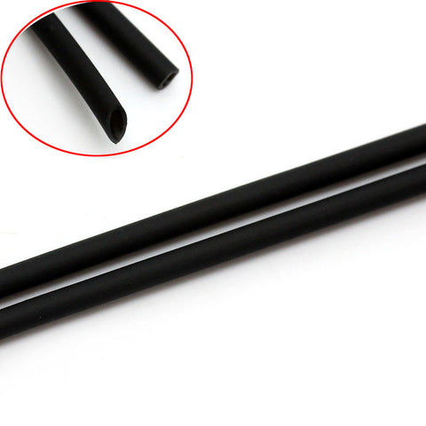 Rubber Jewelry Cord Hollow Black 2mm 6 Feet (72") - Sexy Sparkles Fashion Jewelry - 1