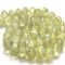 Sexy Sparkles 1 Strand, Yellow Crackle Glass Round Beads 14mm Dia, 79cm (31 1/8'') Long, (A...