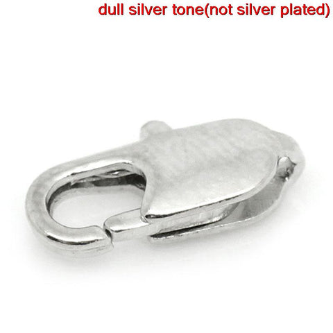 20 Pcs Silver Tone Lobster Clasp 12mm X 6mm - Sexy Sparkles Fashion Jewelry - 2