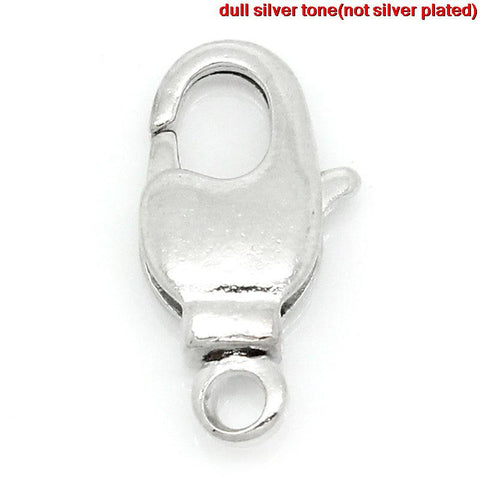 10 Pcs Silver Tone Lobster Clasp, 14mm X 7mm - Sexy Sparkles Fashion Jewelry - 2