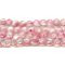 Sexy Sparkles 1 Strand, Pink Mixed Crackle Glass Round Beads 8mm