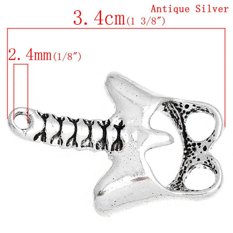 1 Pc Charm Pendants Anatomical Human Pelvis Silver Tone - Sexy Sparkles Fashion Jewelry - 3