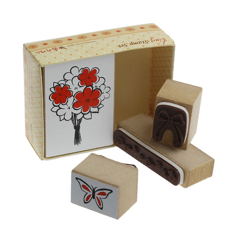 UCEC Wooden Rubber Stamps for Craft, 16 Pieces Butterfly Stamp Set Cute  Stamps, Vintage Wood Stamps, Craft Stamps for Scrapbooking, Butterfly Craft