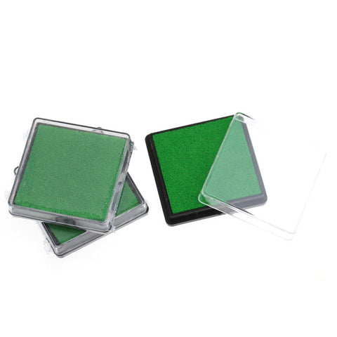 2 Pcs Ink Pad for Rubber Stamp Light Green 4cm - Sexy Sparkles Fashion Jewelry - 3