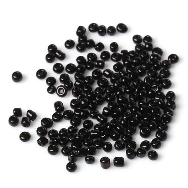 Sexy Sparkles Ceramic Seed Beads Size 10/0 Black 450 Grams