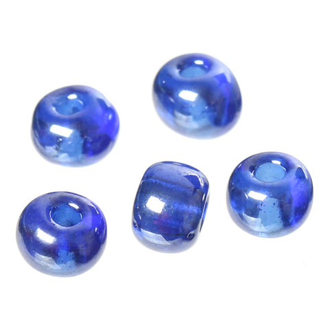 Glass Seed Beads Size 6/0 Dark Blue 450 Grams - Sexy Sparkles Fashion Jewelry - 2