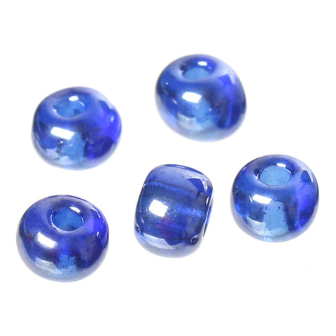 Glass Seed Beads Size 6/0 Dark Blue 450 Grams - Sexy Sparkles Fashion Jewelry - 2